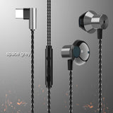 Metal Corded Headset wired Earphone Gaming WIred Headphone